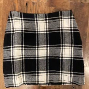 Plaid Mini Skirt - Size 4